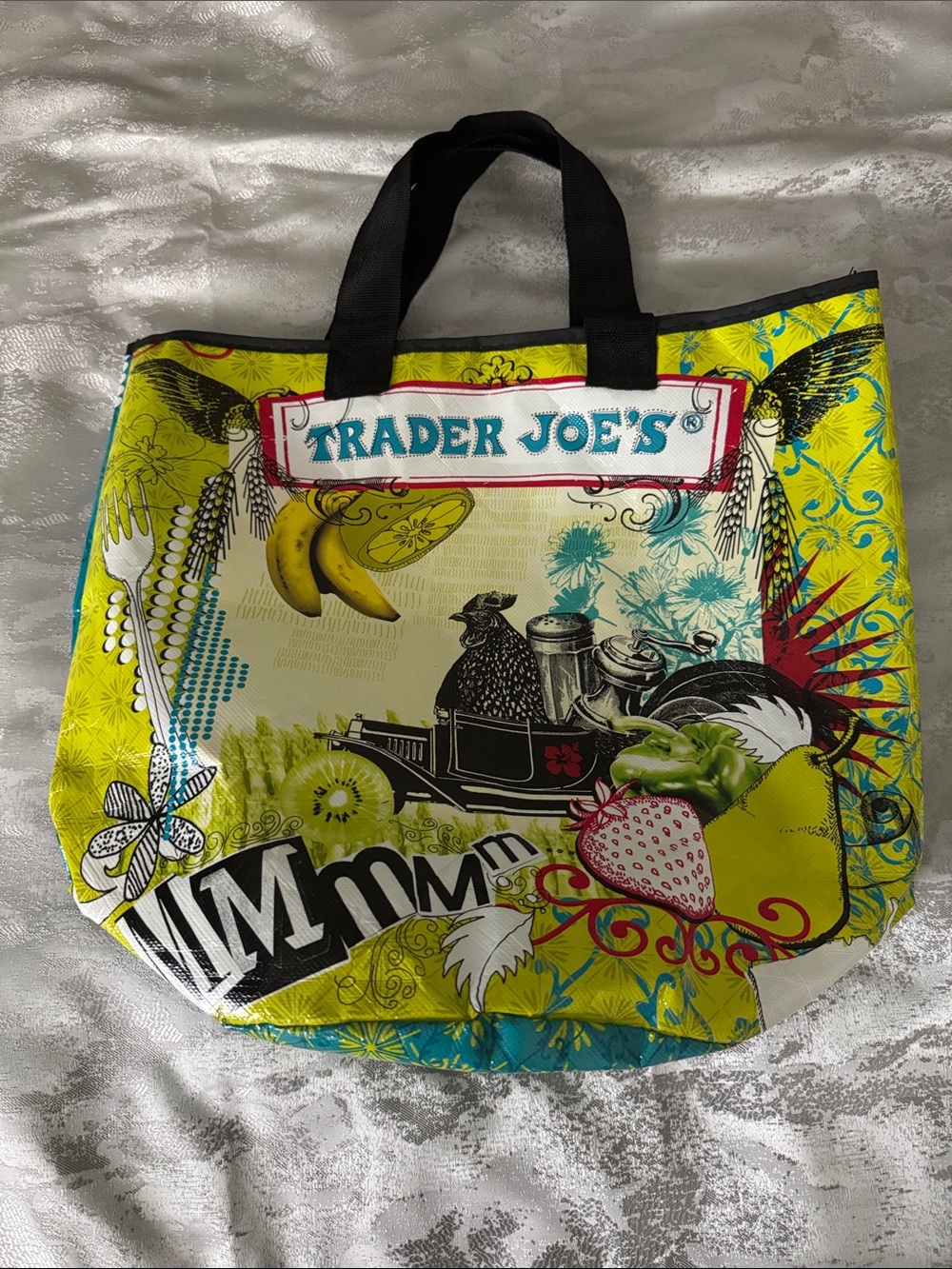 Trader Joe’s Yellow Graphic Tote Bag
